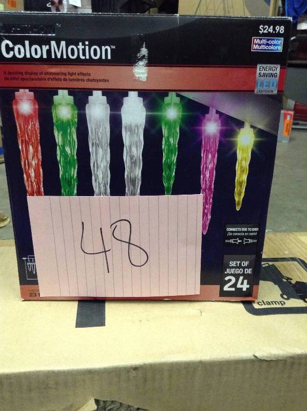 lot 48 image: Color Motion Light Set 24 LED Ligths