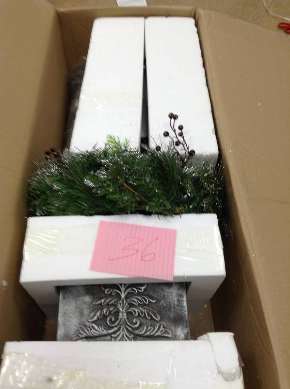 lot 36 image: McLeland Frosted  Lamppost