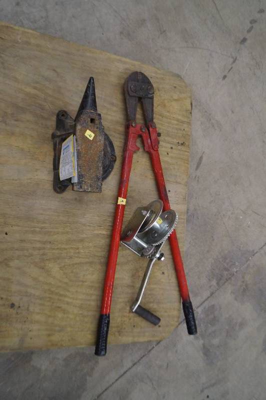 Anvil,Winch & Bolt Cutter