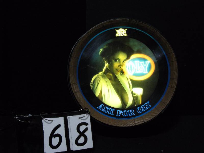 lot 68 image: Olympia barrel light - ask for Oly