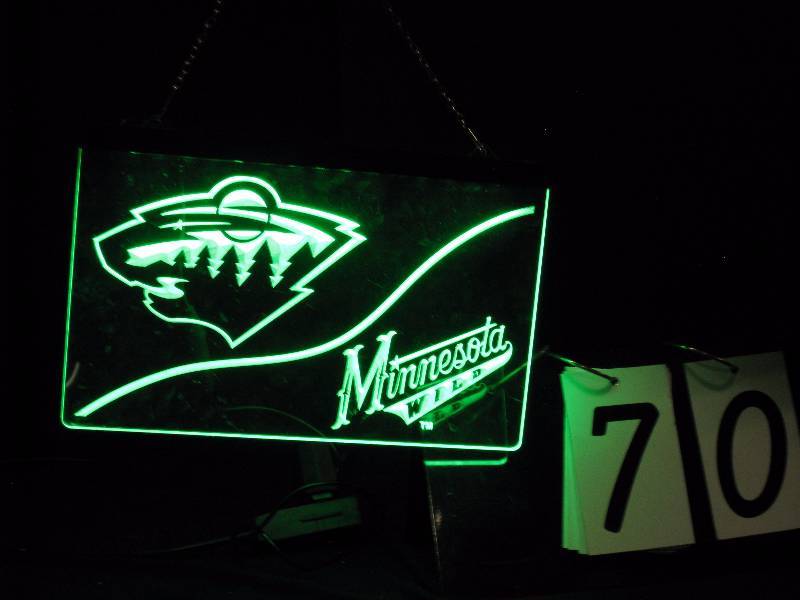lot 70 image: MN Wild edge lit LED plastic light up