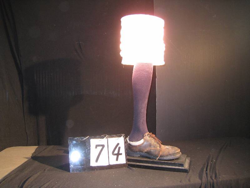 man leg lamp