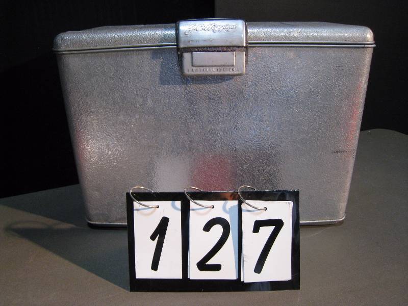 lot 127 image: JC Higgins Manufacturing ice chest