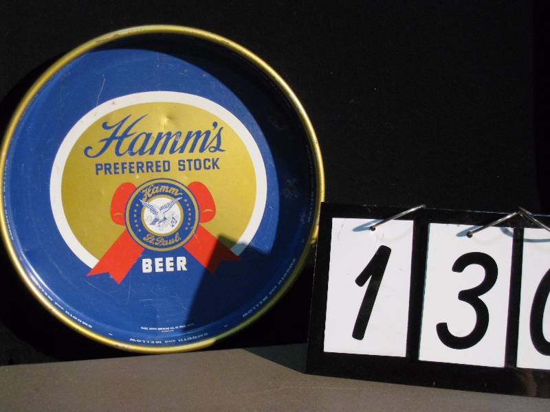 lot 130 image: Early Hamms Beer Preferred stock tray