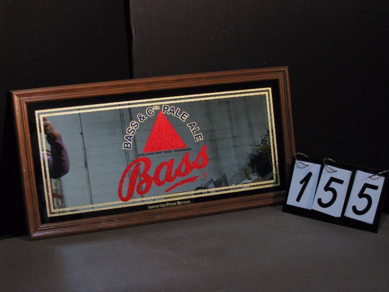 lot 155 image: Bass Ale mirror, brand new.