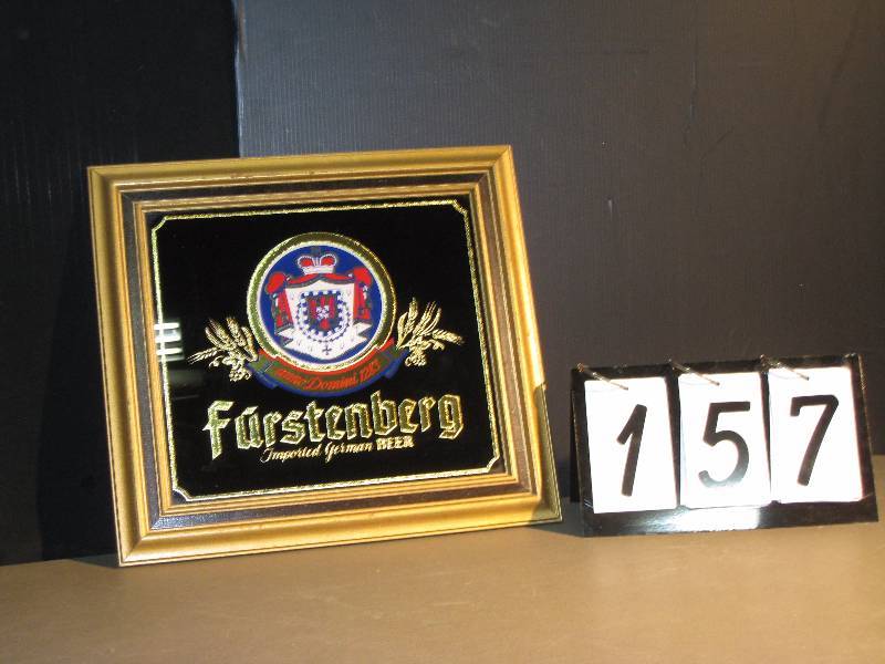 lot 157 image: Furstenberg mirror. New Old Stock. NOS