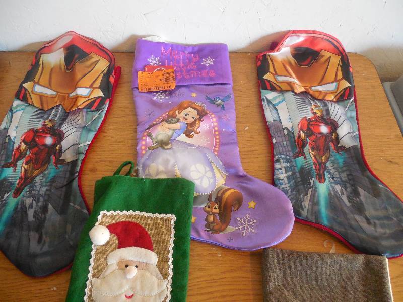 (5) Christmas Holiday Stockings