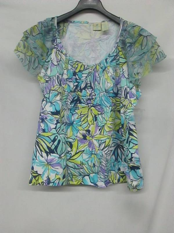 lot 67 image: Caribbean Joe Womens Flutter Top