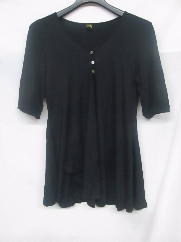 lot 70 image: 247 Comfort Apparel Plus Henley Tunic Top