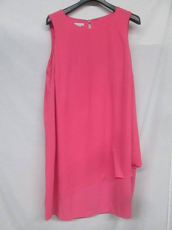 lot 65 image: London Times Womens Plus Asymmetrical Shift Dress