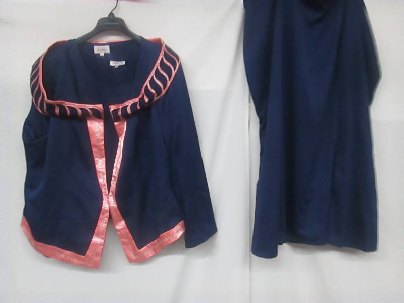 lot 55 image: Lisa Rene Misses 3-pc. Portrait Collar Skirt Suit