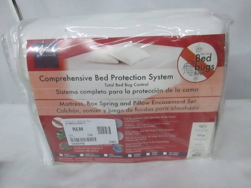 lot 82 image: Permafresh Complete Bed Bug Protector Set - Twin
