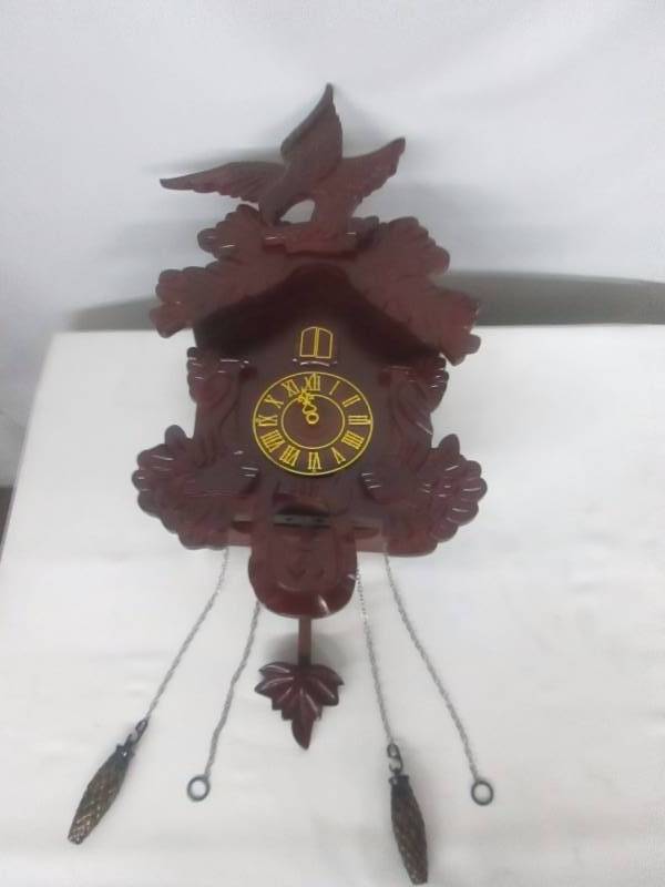 lot 23 image: Eagle Cuckoo Clock in Cherry