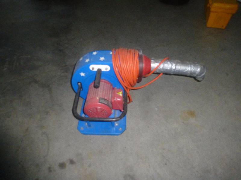 Blue & Red Blower