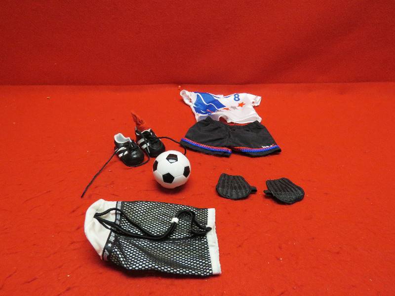 lot 18 image: American Girl Soccer Outfit