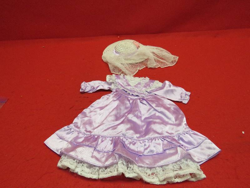 lot 24 image: American Girl Bridesmaid Dress