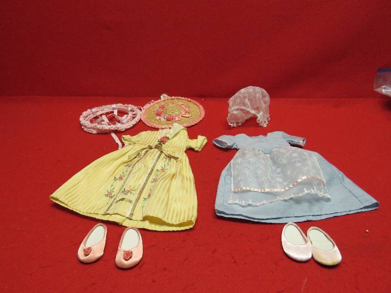 lot 26 image: American Girl Tea Party Outfits
