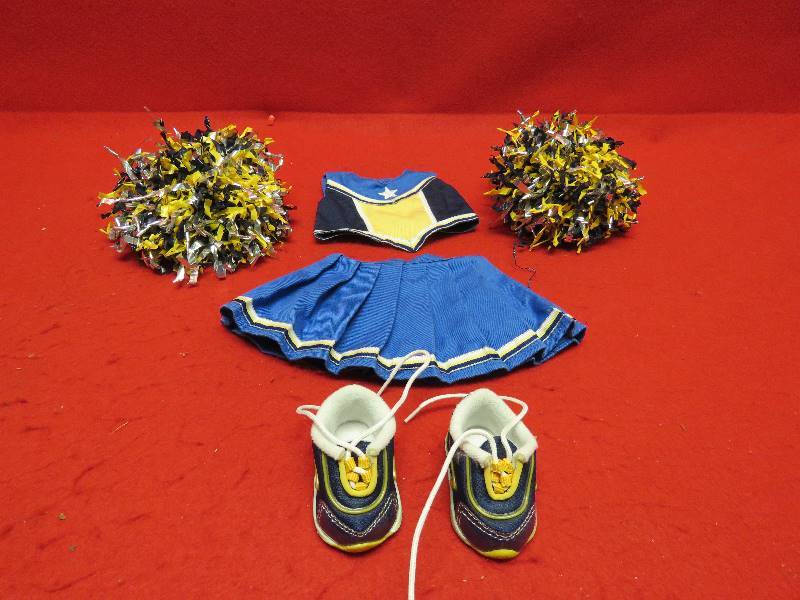 lot 33 image: American Girl Cheerleading Outfit