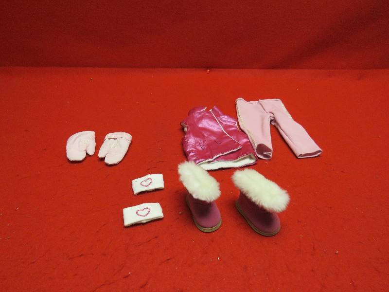 lot 42 image: American Girl Winter Outfit