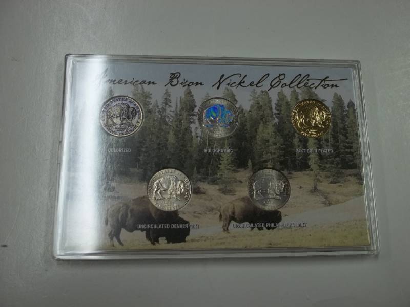 lot 36 image: American Bison Nickel Collection