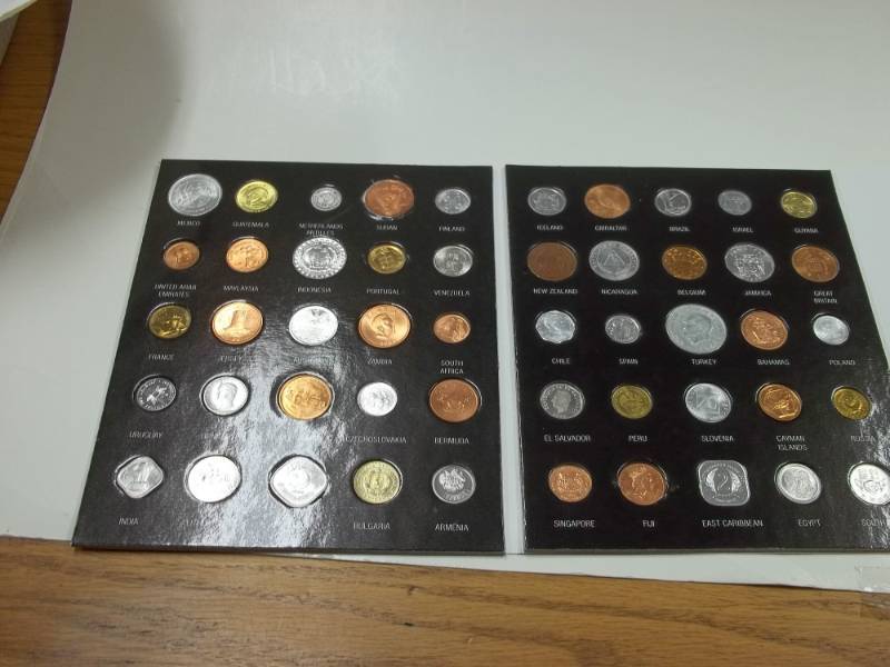 lot 40 image: Wonderful World of Coin Collecting 50 coins