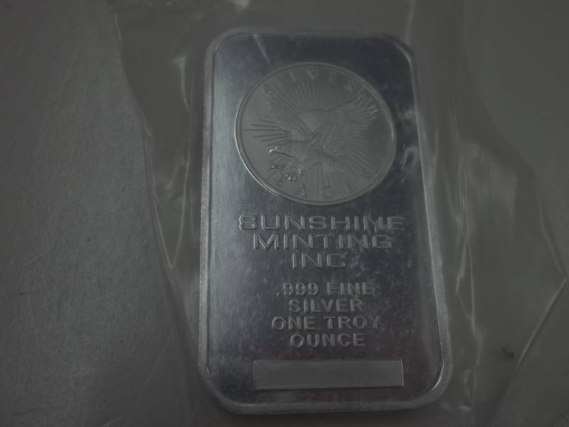lot 66 image: One Troy Silver Sunshine Minting Inc. .999%
