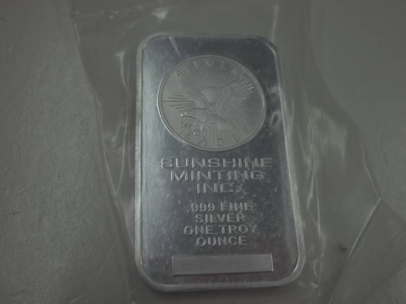 lot 67 image: One Troy Silver Sunshine Minting Inc. .999%