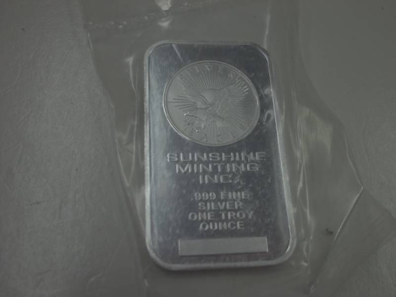 lot 68 image: One Troy Silver Sunshine Minting Inc. .999%