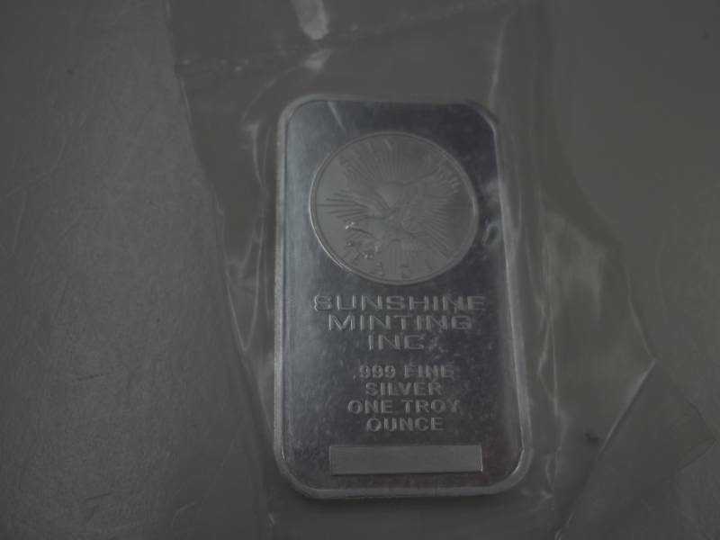 lot 69 image: One Troy Silver Sunshine Minting Inc. .999%