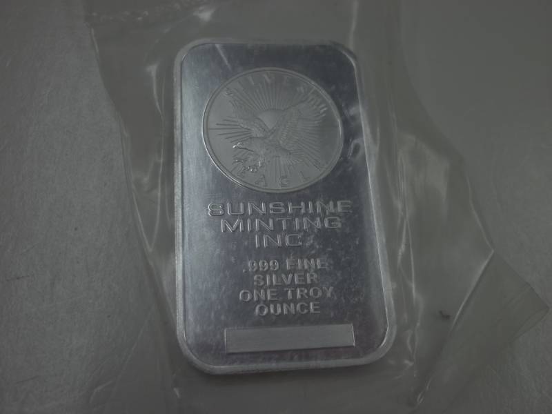 lot 70 image: One Troy Silver Sunshine Minting Inc. .999%