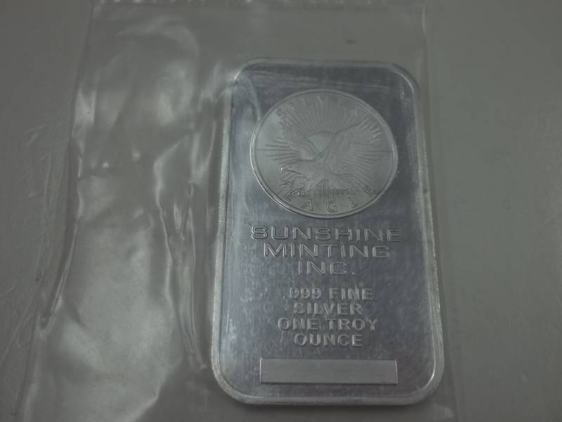lot 129 image: .999 Silver One Troy Ounce Sunshine Minting Inc.