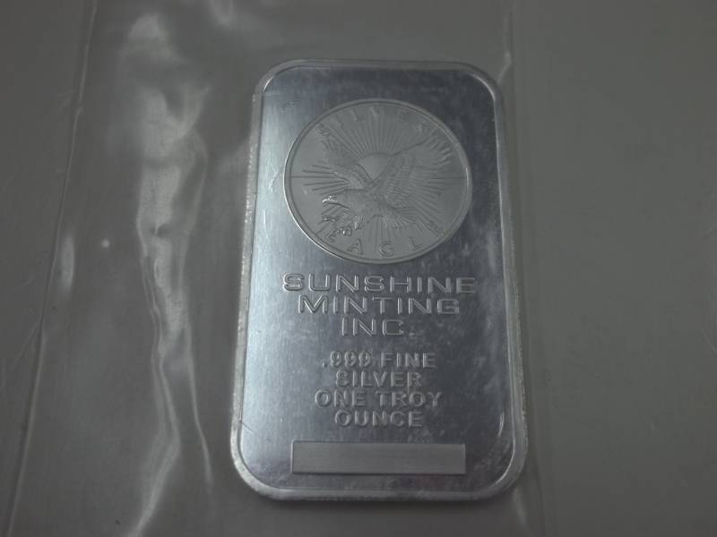 lot 130 image: .999 Silver One Troy Ounce Sunshine Minting Inc.