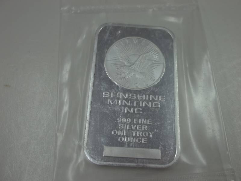 lot 133 image: .999 Silver One Troy Ounce Sunshine Minting Inc.