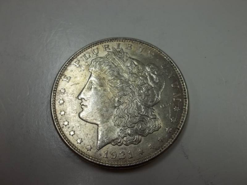 lot 143 image: 1921 Morgan Silver Dollar 90% Silver