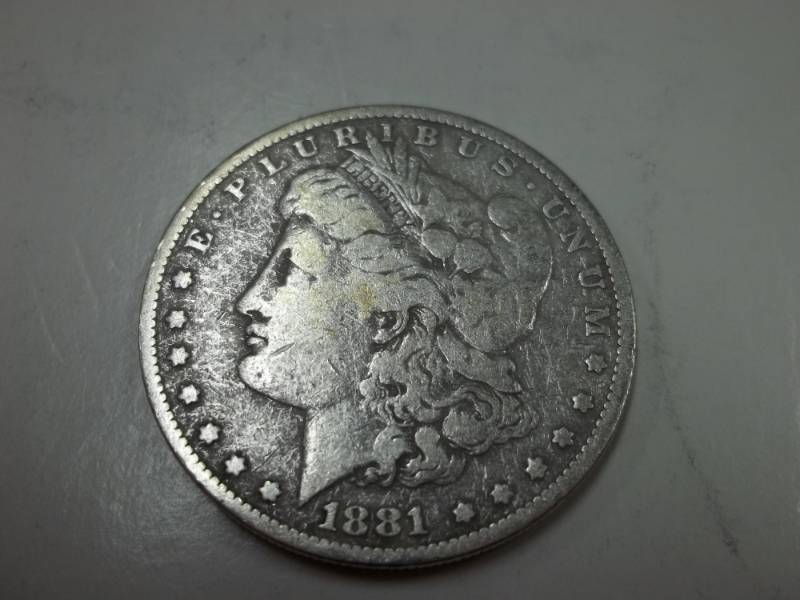 lot 150 image: 1881 Morgan Silver Dollar 90% Silver