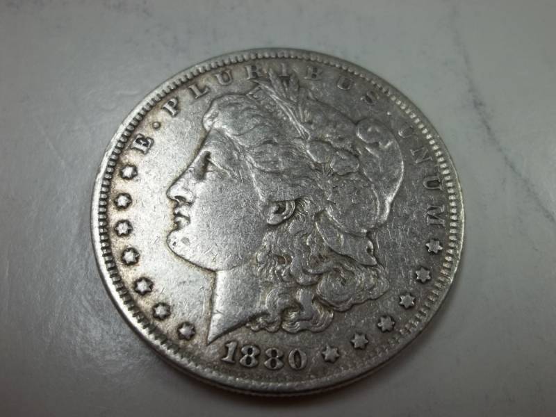 lot 158 image: 1880 Morgan Silver Dollar 90% Silver