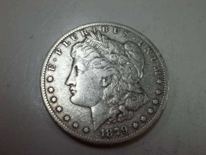 lot 161 image: 1879 Morgan Silver Dollar 90% Silver