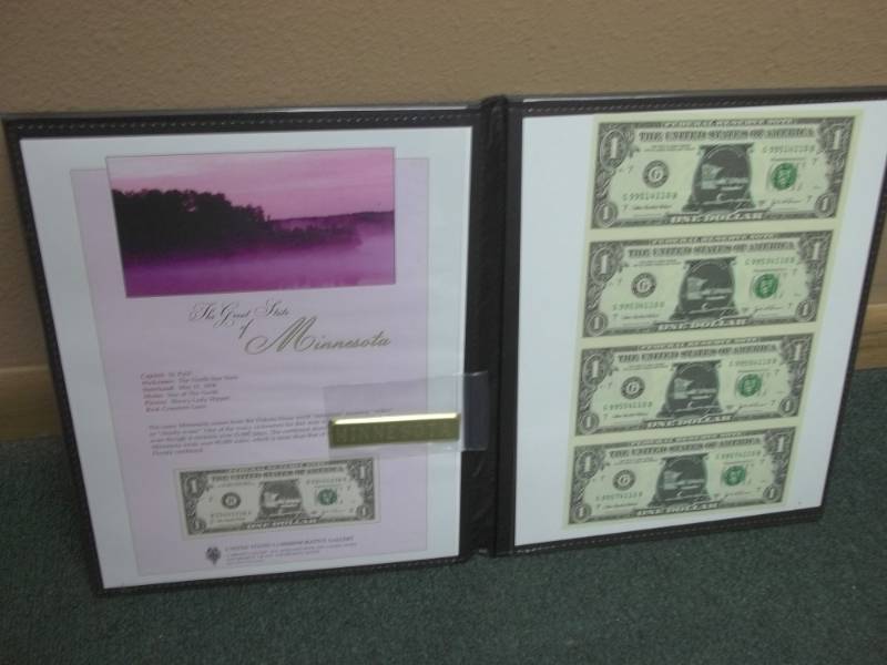 lot 168 image: Sate of Minnesota Dollar Collection