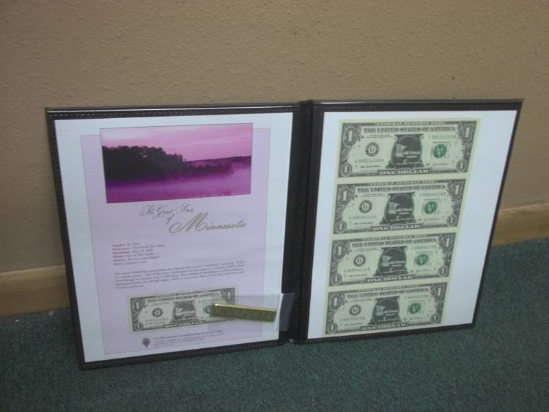 lot 174 image: State of Minnesota Dollar Collection