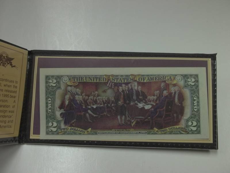 lot 175 image: Full Color $2 Bill