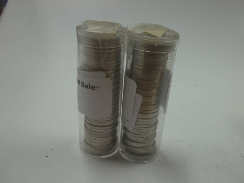 lot 189 image: 2 Rolls of 1960s assorted nickels