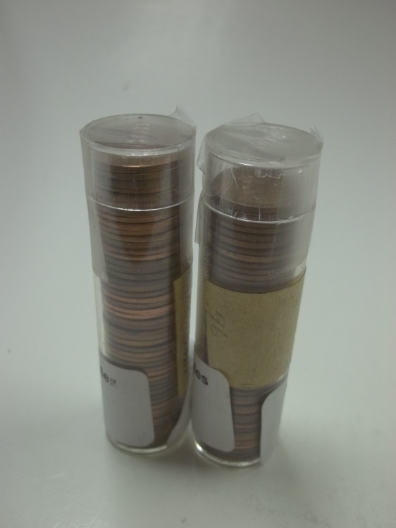 lot 191 image: 2 Rolls of 1961 Pennies