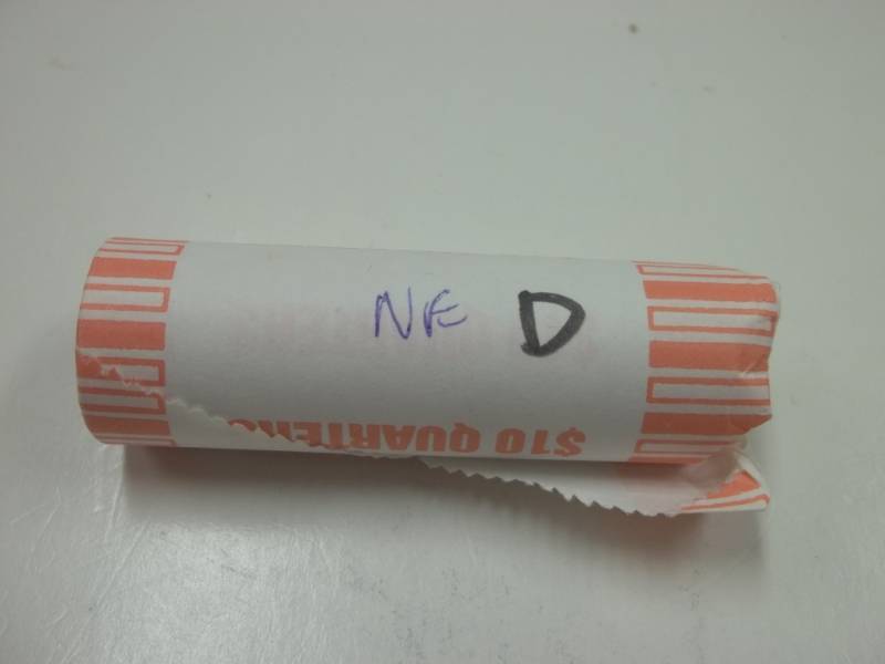 lot 196 image: Roll of D Nebraska Quarters may be a few missing