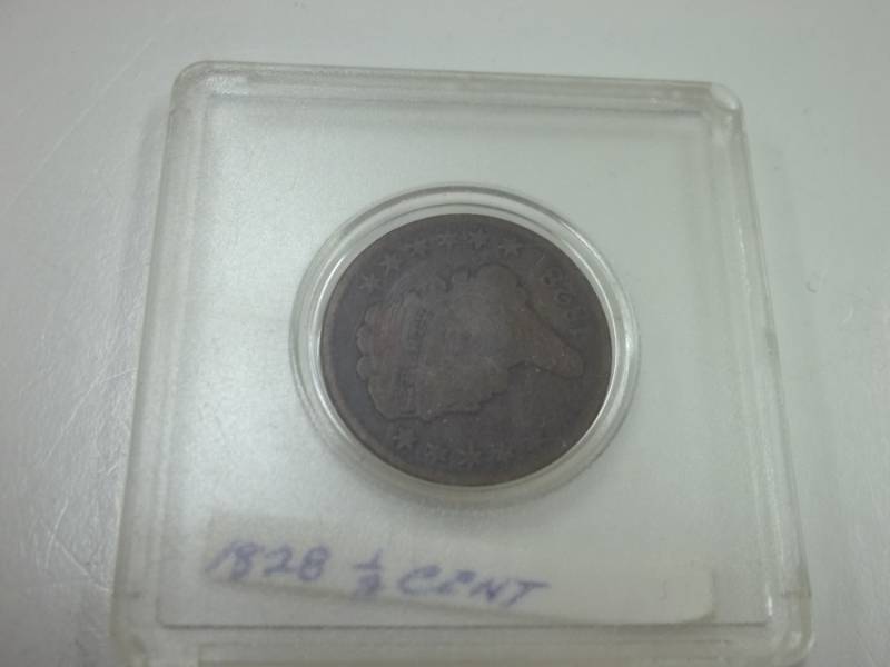 lot 201 image: 1828 Half Cent