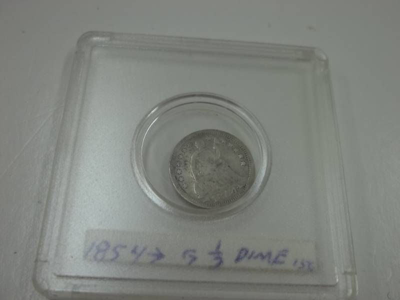 lot 204 image: 1854 Half Dime