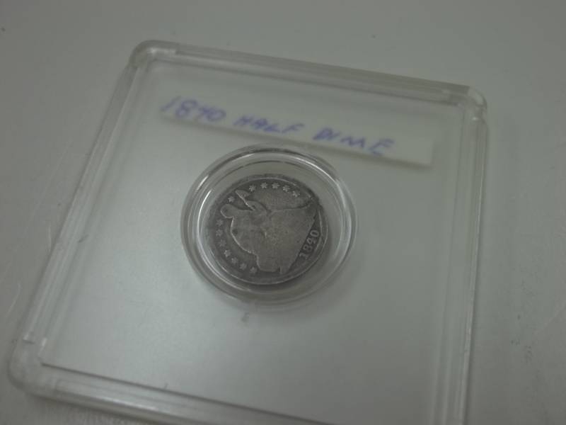 lot 206 image: 1840 Half Dime
