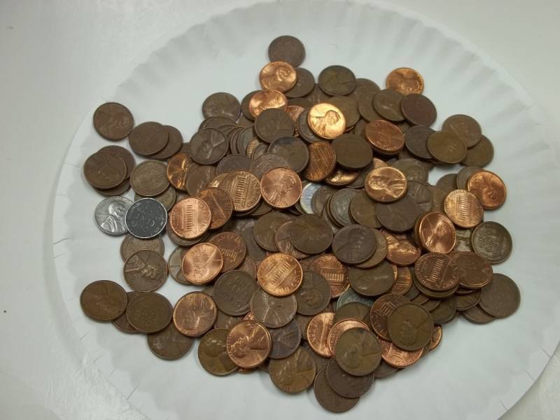lot 213 image: Assorted Pennies