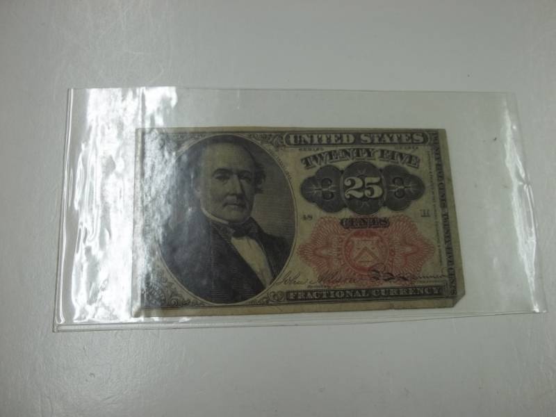 lot 217 image: 1811 25 Cents Fractional Currency