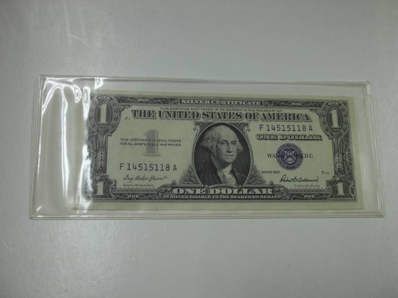 lot 222 image: 1957 One Dollar Silver Certificate