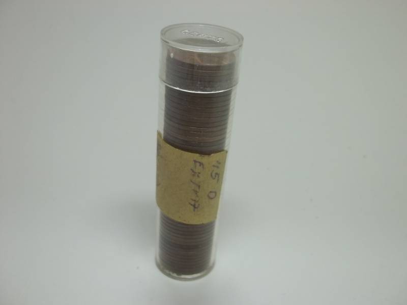 lot 240 image: Tube of 1945 D Pennies